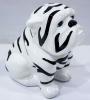 Bouledogue Assis 22 cm Zébré