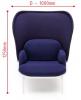 Fauteuil Lounge Magic Haut Dossier Large