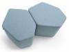 Ensemble de 2 Poufs Balthazar