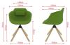 Fauteuil de Réunion Pivotant Lutra Bois