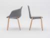 Fauteuil de Réunion ou Visiteur Lutra Bois 4 Pieds