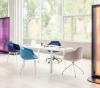 Fauteuil de Réunion Lutra 4 Pieds Métal